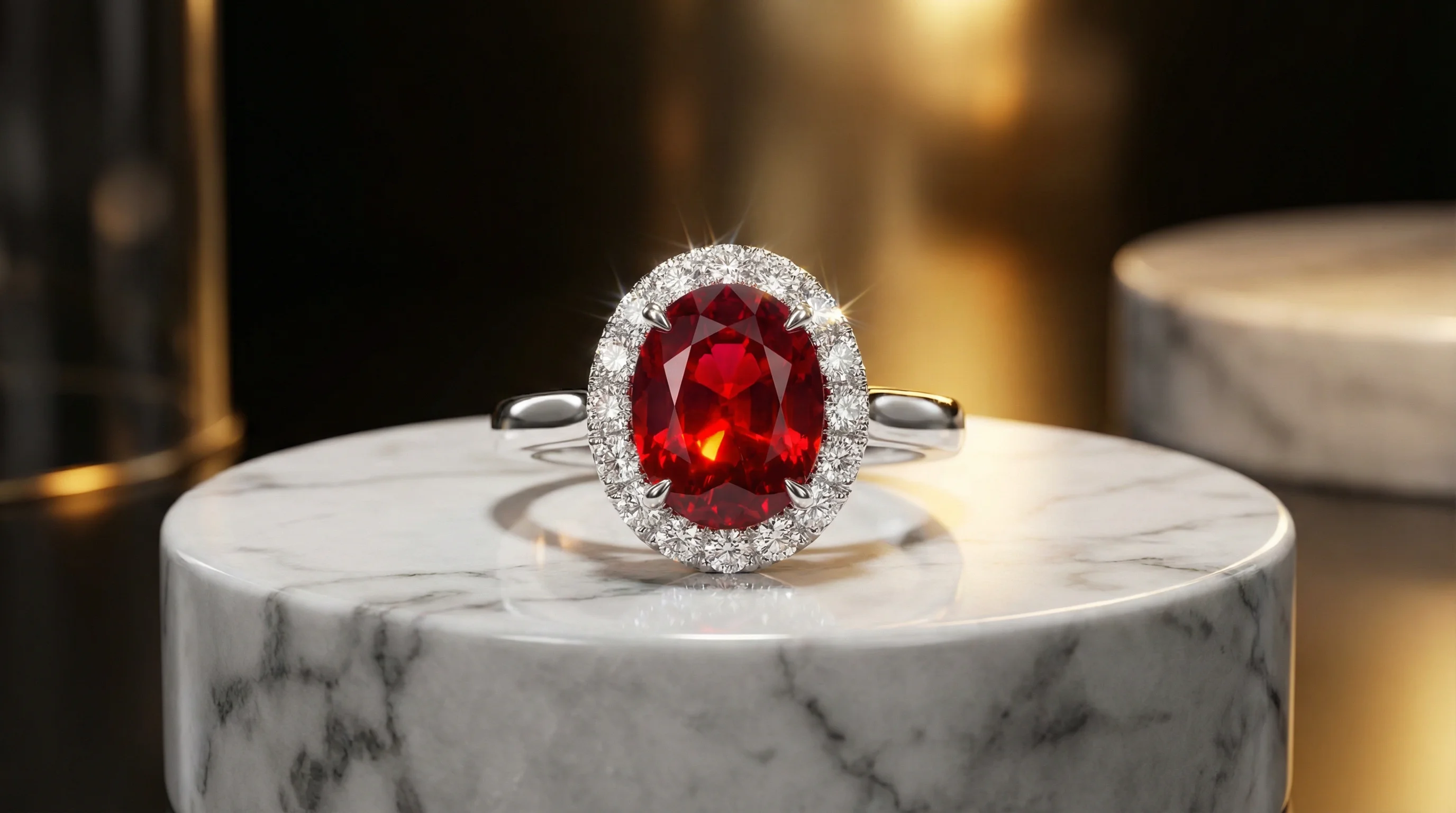 红宝石戒指佩戴艺术 - 女神视频